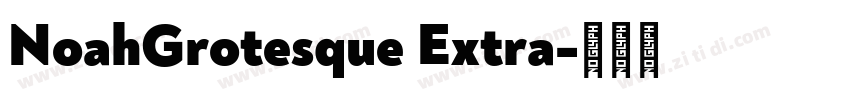 NoahGrotesque Extra字体转换 NoahGrotesque Extra字体转换
